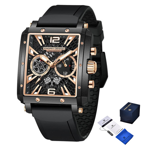Часы мужские Pagani Design PD-1725 Black-Black